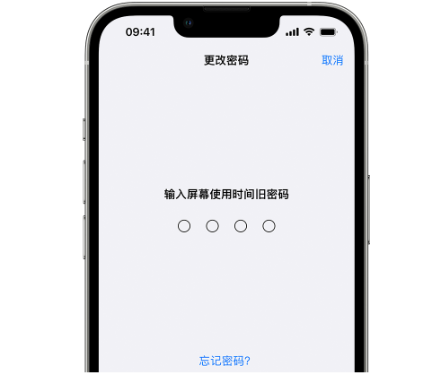 云龙iPhone屏幕维修分享iPhone屏幕使用时间密码忘记了怎么办 