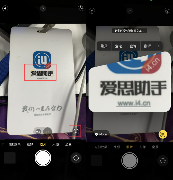 云龙苹果手机维修分享升级iOS 16后如何通过相机翻译文本 
