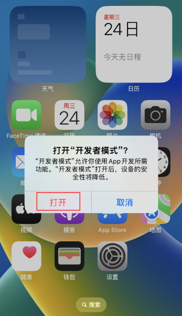 云龙苹果手机维修分享如何打开开发者模式 