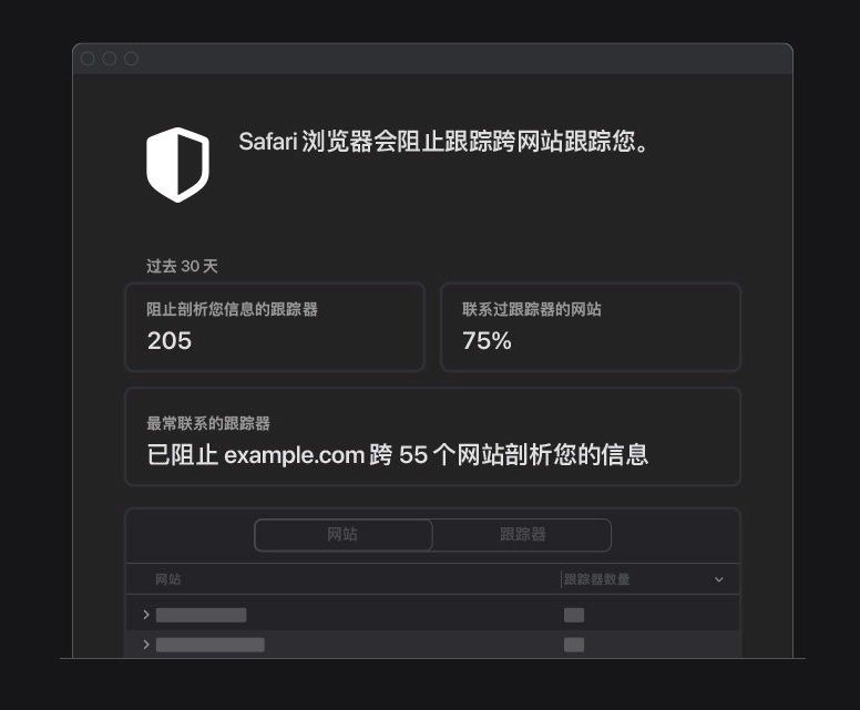 云龙苹果手机维修分享如何在 Safari 浏览器中查看和打开隐私报告 